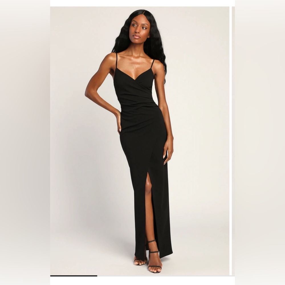 Black formal LuLus dress